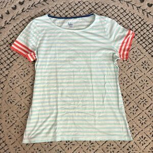 Boden Girls Large or Women's Small Short Sleeve Breton (Girls size 12)